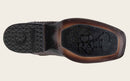 CUADRA Men's Python Studs & Embroidery Western Boot