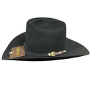 CUADRA Men's 100X Tall Rancher Gator Cowboy Hat, Black