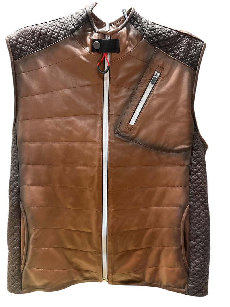 CUADRA Men's LAMB ZIPPER Vest JC228