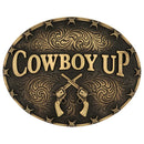 MONTANA Silversmith Cowboy Up Attitude Buckle