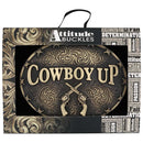 MONTANA Silversmith Cowboy Up Attitude Buckle
