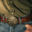 MONTANA Silversmith Cowboy Up Attitude Buckle