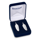 MONTANA SILVERSMITH Love You More Silver Feather Earrings