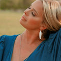 MONTANA SILVERSMITH Love You More Silver Feather Earrings