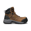 KEEN UTILITY Women's Evanston 6" Waterproof Carbon-Fiber Toe Work Boot, Bison