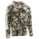 CATERPILLAR Men's UPF Hooded Banner L/S Tee , Camo