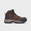 KEEN Women's Skokie Hiker Mid Waterproof Carbon Toe Work Boot, Bison