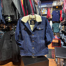 EL GENERAL Men's Sherpa Denim Jacket, Blue