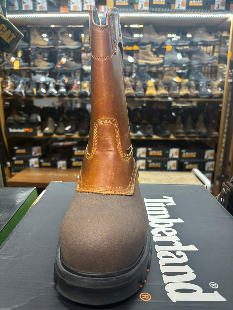 Timberland PRO Men's Rigmaster Waterproof Steel Toe Wellington Work Boot Brown / 11 / M