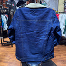 EL GENERAL Men's Sherpa Denim Jacket, Blue