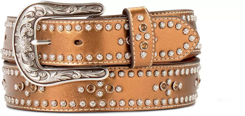 ARIAT Western Belt Women's Studs Copper A15668216