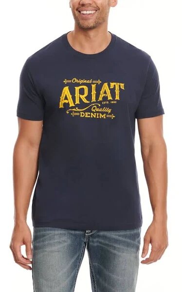 ARIAT Men's Denim Label T Shirt 10047617