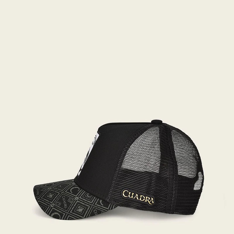 Cuadra Men's Snapback Cap With Embroidery Stingray Patch CC108