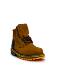 ESTABLO Men's Rounded Toe Soft Toe Work Boot 13359