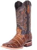 EL GENERAL Men's Rodeo Caiman Belly Print Western Boot 41794