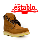 ESTABLO Men's Moc soft Toe Work Boot, Tan