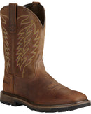 ARIAT Men's Groundbreaker Work Boot, 10 Inch, Brown