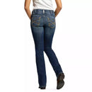 ARIAT Women's R.E.A.L. Mid Rise Stretch Entwined Festival Boot Cut Jean