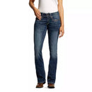 ARIAT Women's R.E.A.L. Mid Rise Stretch Entwined Festival Boot Cut Jean