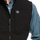ARIAT Men's Logo 2.0 Softsheel Vest, Black