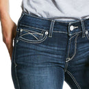 ARIAT Women's R.E.A.L. Mid Rise Arrow Fit Stretch Shayla Boot Cut Jean