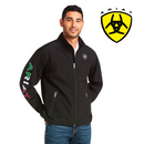 ARIAT Men's New Team Softshell Mexico Jacket, Black