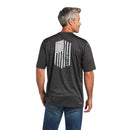 ARIAT Men's Charger Vertical Flag SS Tee 10039553