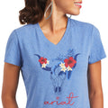 ARIAT Women's Real Tropic Steerhead Tee 10040533