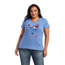 ARIAT Women's Real Tropic Steerhead Tee 10040533