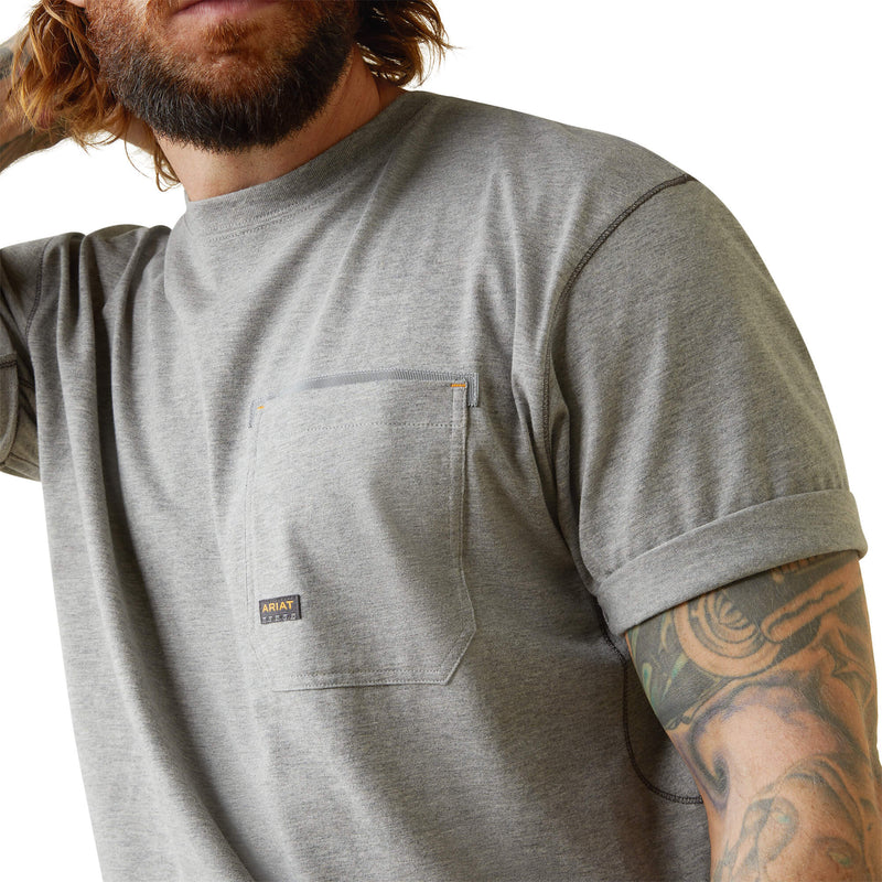 ARIAT Men's Rebar Workman Reflective Flag T-Shirt 10043324
