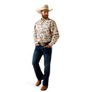 ARIAT Men's Wrinkle Resist Paniolo Western Aloha Stretch Classic Fit Shirt 10044020