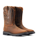 ARIAT Men's Sierra Shock Shield Patriot Work Boot, Brown