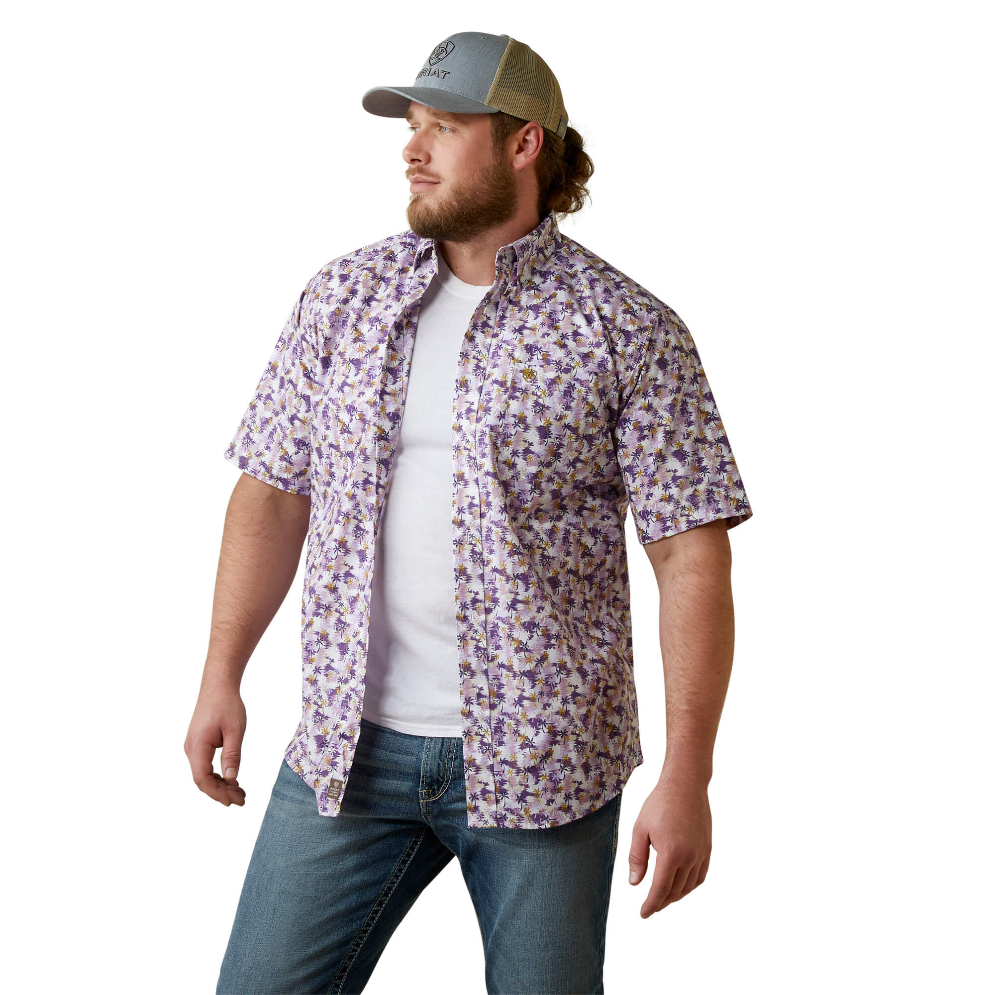 ARIAT Men's Wrinkle Free Atlas Classic Fit Shirt – Ak'kin Footwear