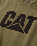 CATERPILLAR Women's TM Logo Tee, Black & Marshland