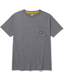 CATERPILLAR Men's Label Pocket T-Shirt, Grey