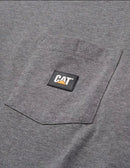 CATERPILLAR Men's Label Pocket T-Shirt, Grey