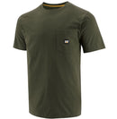 CATERPILLAR Men's Label Pocket T-Shirt, Army Moss