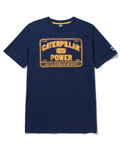 CATERPILLAR Men's Power T-Shirt, Blue