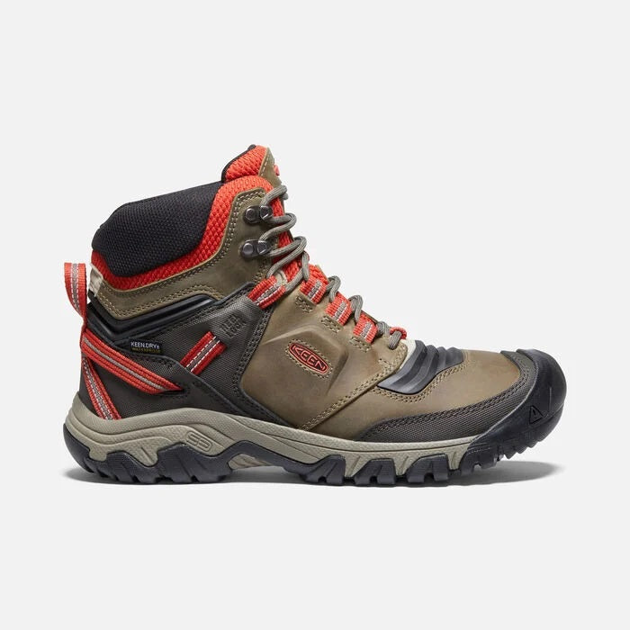 Keen Ridge Flex Mid Mens Size 10.5 Brown Waterproof Hiking Boots Shoes 1024914 1024914 KEEN Men main image 3