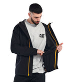 CATERPILLAR Men's Essential Rain Jacket , Black