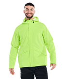 CATERPILLAR Men's Essential Rain Jacket , Hi-Vis Green