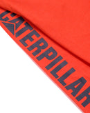 CATERPILLAR Men's Trademark Banner Long Sleeve T-Shirt, Tangerine