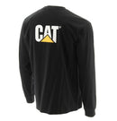 CATERPILLAR Men's Trademark Pocket Long Sleeve T-Shirt , Black