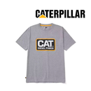 CATERPILLAR Men's Diesel Power Tee, Heather Grey-Yellow
