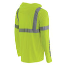 CATERPILLAR Men's ANSI Hi-Vis UPF Hooded Long Sleeve T-Shirt 1510567