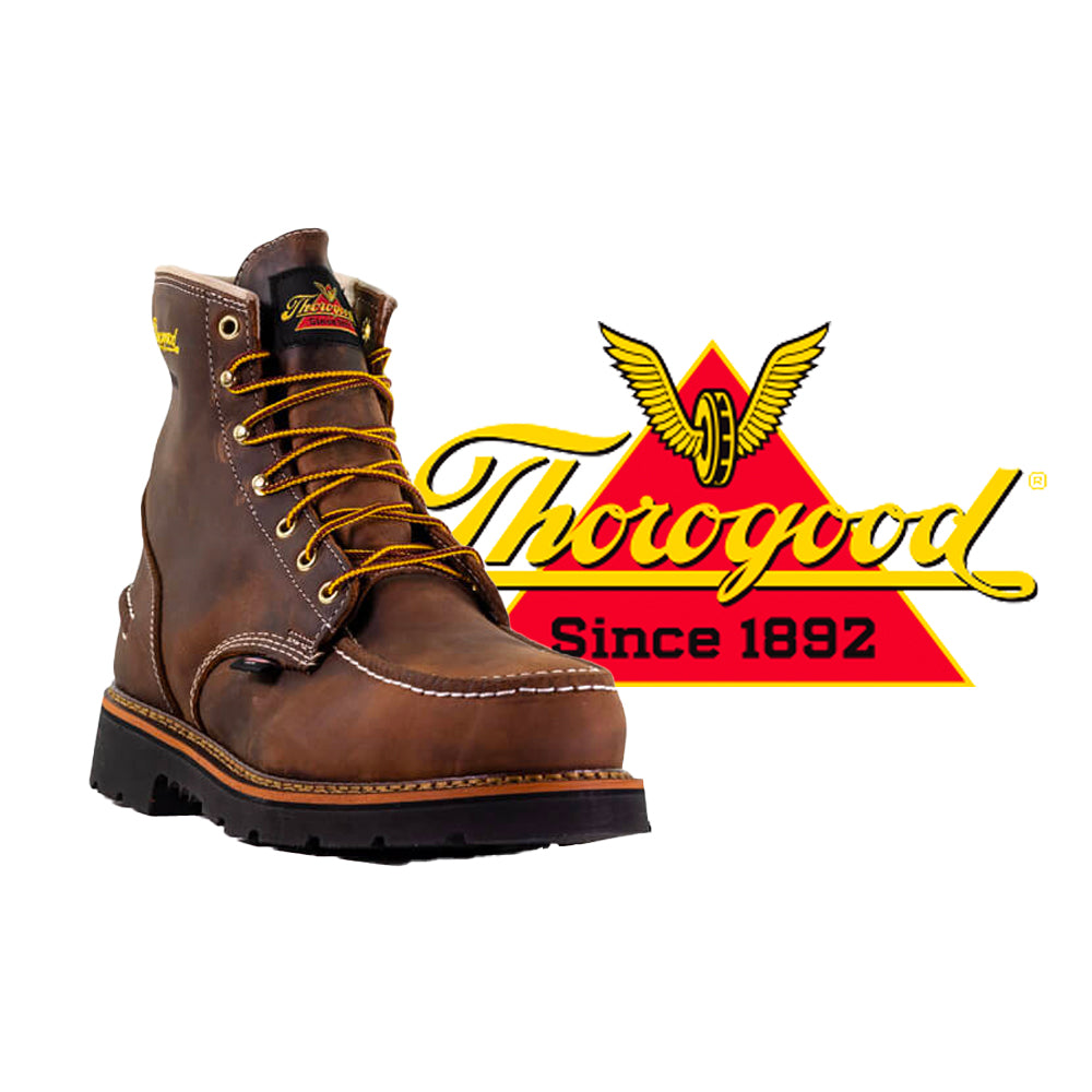 Thorogood 1957 6 on sale moc toe waterproof