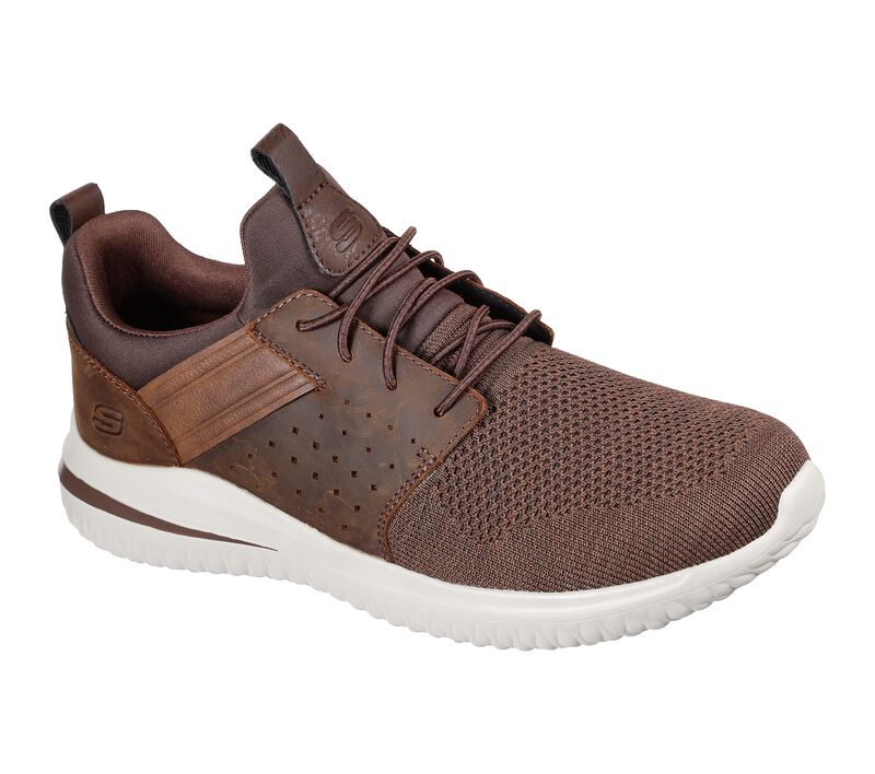 SKECHERS Men's Delson 3.0 - Cicada 1 1/4 Inch Heel 210238 – Ak'kin