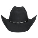 EL GENERAL Men's 50X Toro Wool Cowboy Hat , Black