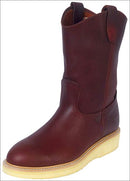 ESTABLO Men's Round Soft Toe Work Boot, Shedron