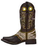 EL GENERAL Men's Rodeo Western Boot, Brown